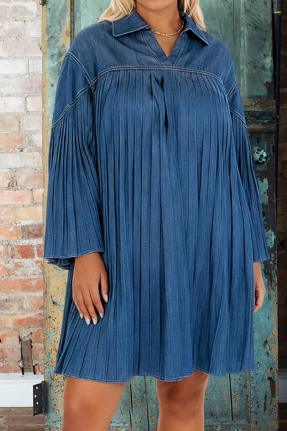 Stylish And Elegant Pleated Dress
