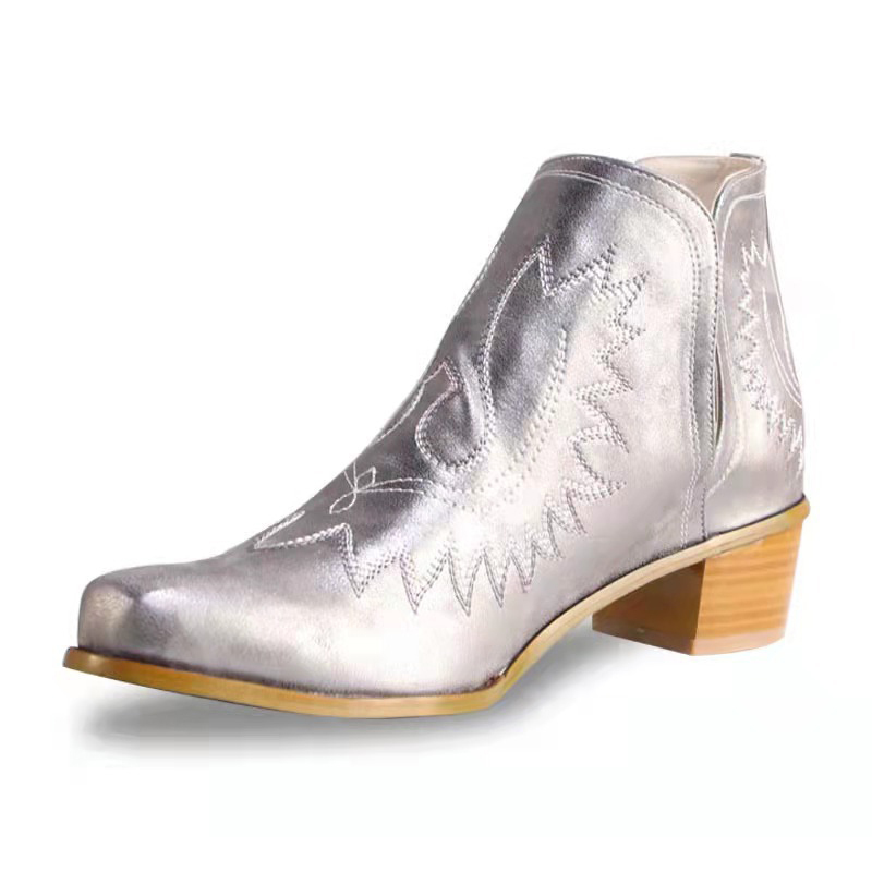 Women's shoes | Stylish Square Toe Chelsea Boots |Website-westernfeelings