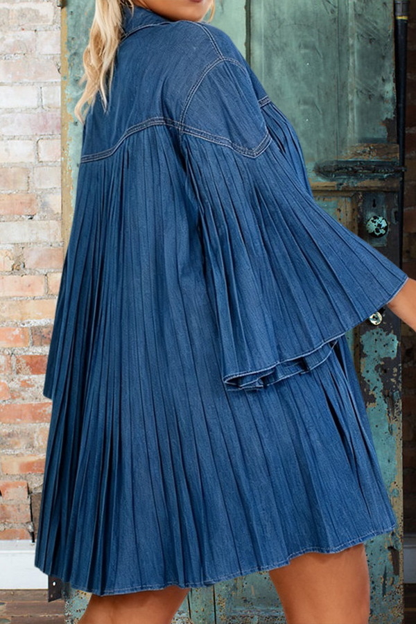 Stylish And Elegant Pleated Dress