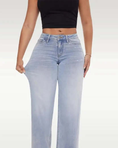 Comfy Stretch Baggy Jeans
