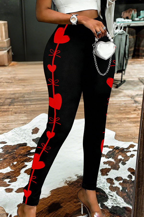 Valentine's Day Heart Leggings