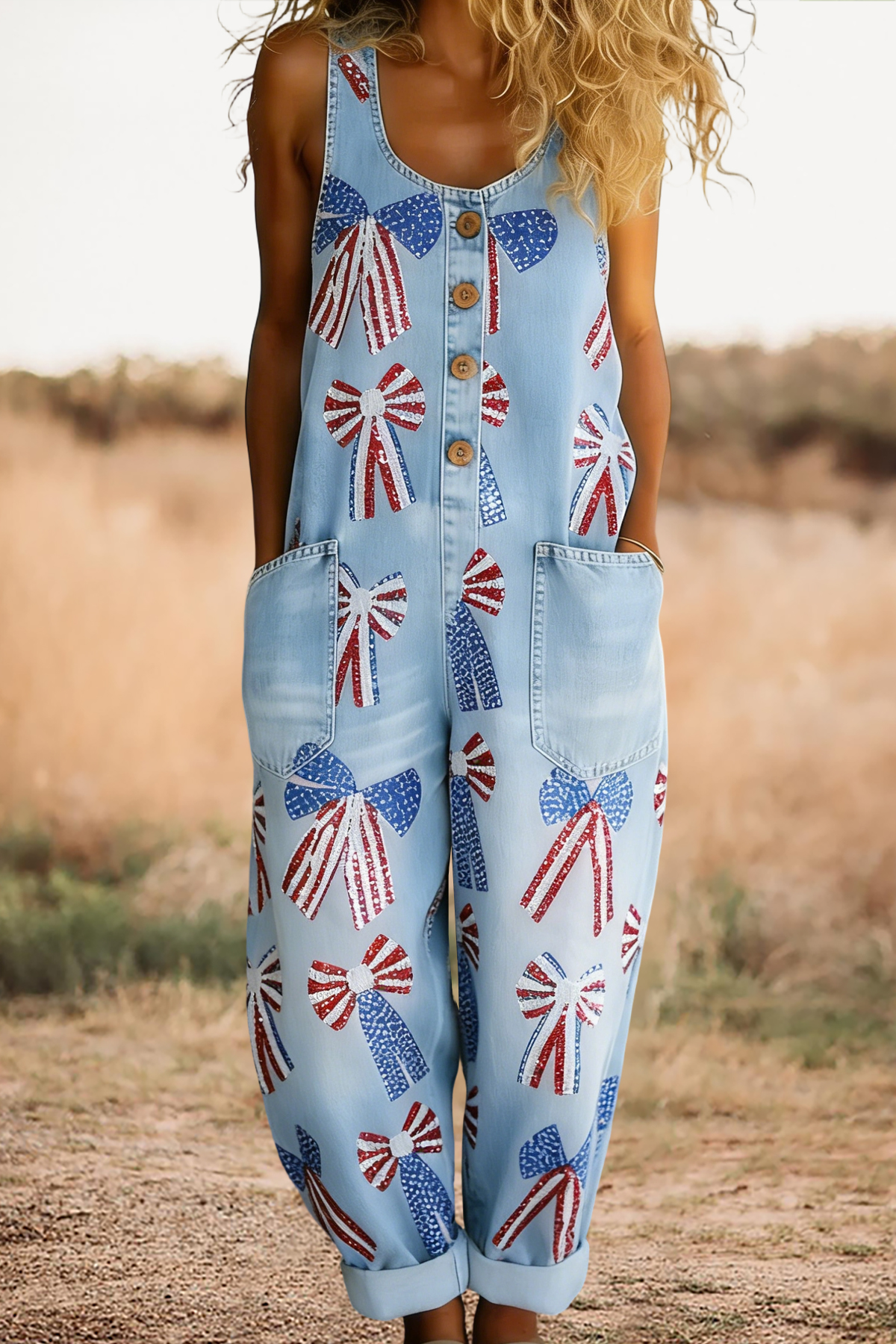 Classic USA Bow Overalls
