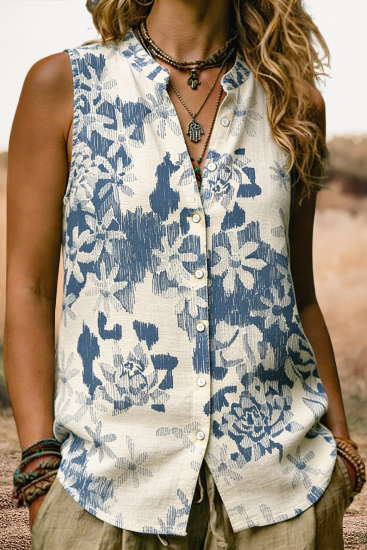 Women's Tank | Classic Floral Print Tank Top |westernfeelings