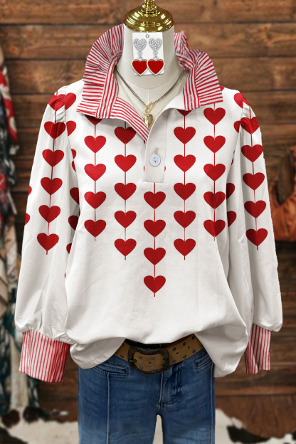 Cute Valentine's Day Heart Blouses