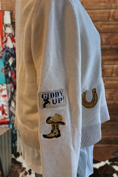 Western Yeehaw Horse Sweater