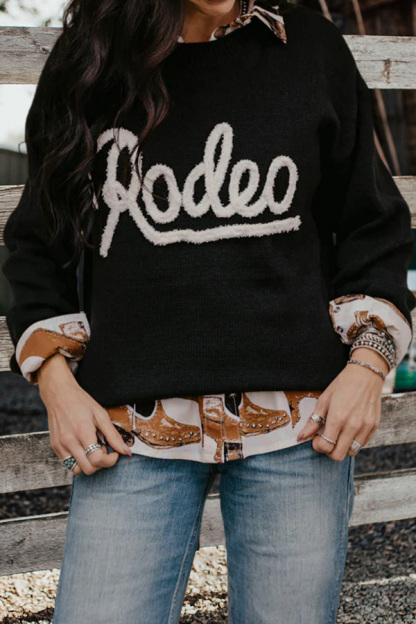 Western Howdy Cowgirl Sweater