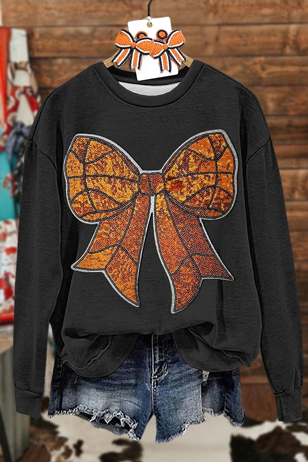 Bow Basketball Sweatshirt