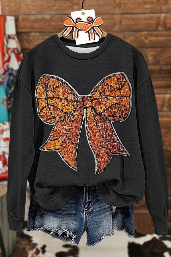 Bow Basketball Sweatshirt