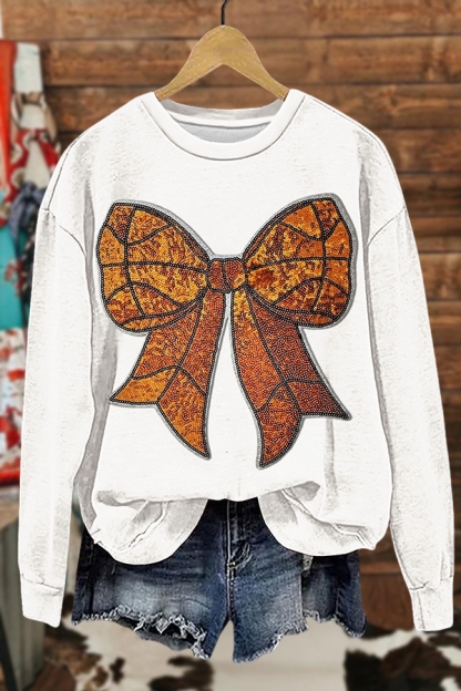 Bow Basketball Sweatshirt