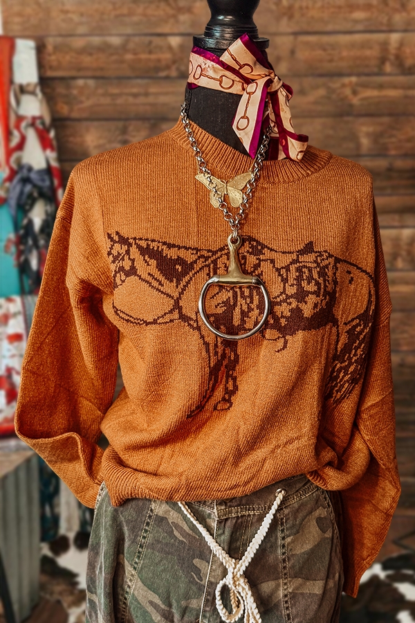 The Cowpony Western Sweater