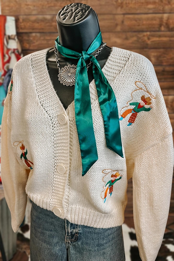 Western Cowgirl Rodeo Cardigan
