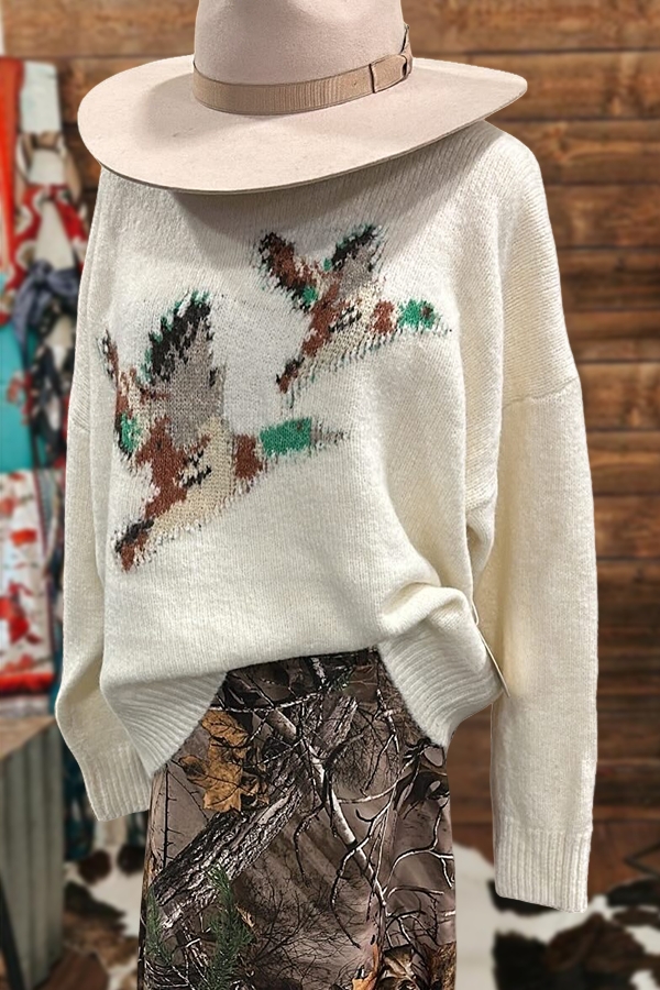 Wild Duck Flying Sweater