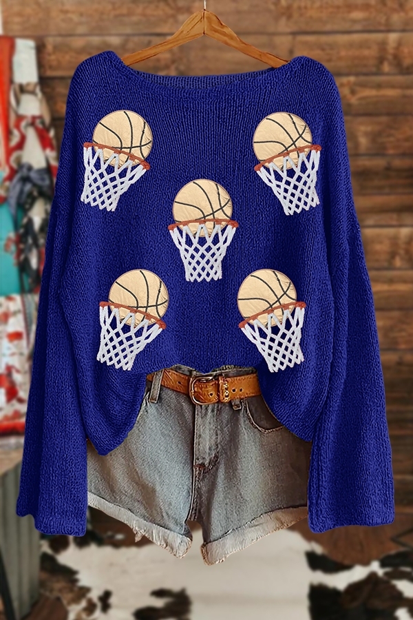 Shiny Basketball Sweater