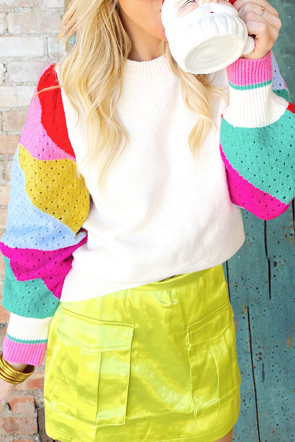 Holiday Colorful Candy Sweater