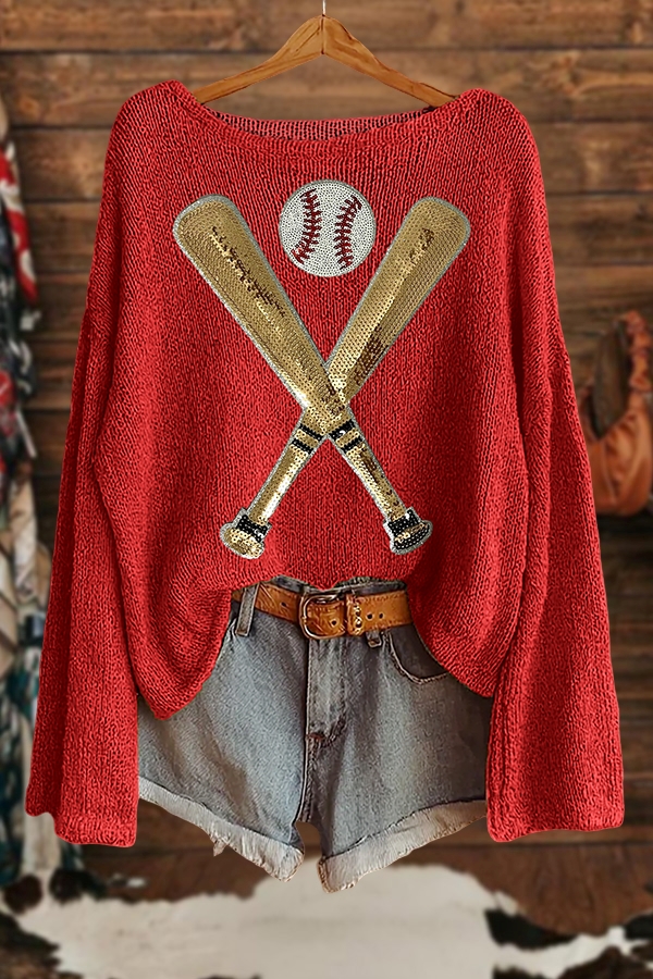 Baseball Game Day Sweater