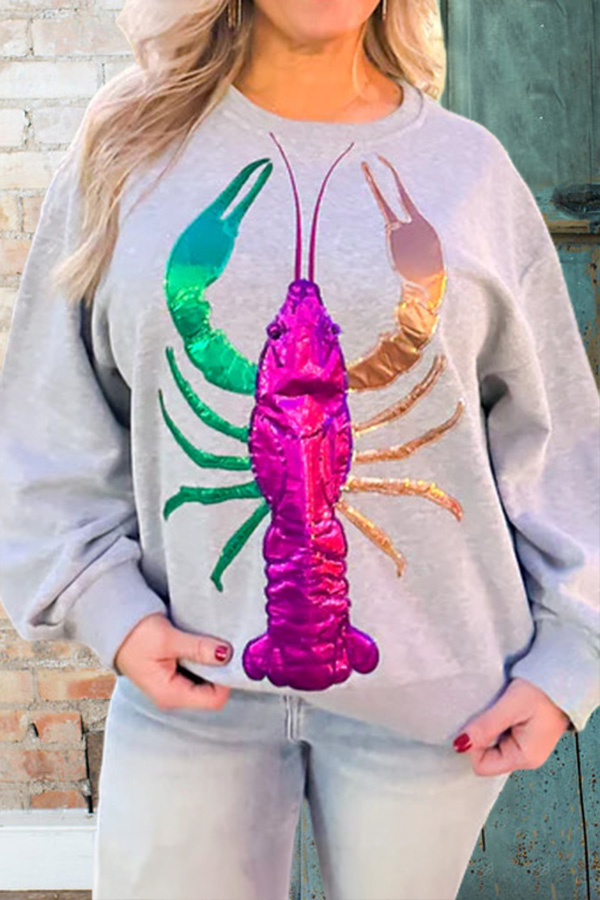 Mardi Gras Crawfish Sweatshirt
