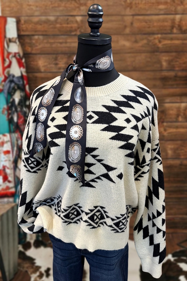 Classic Western Aztec Sweater