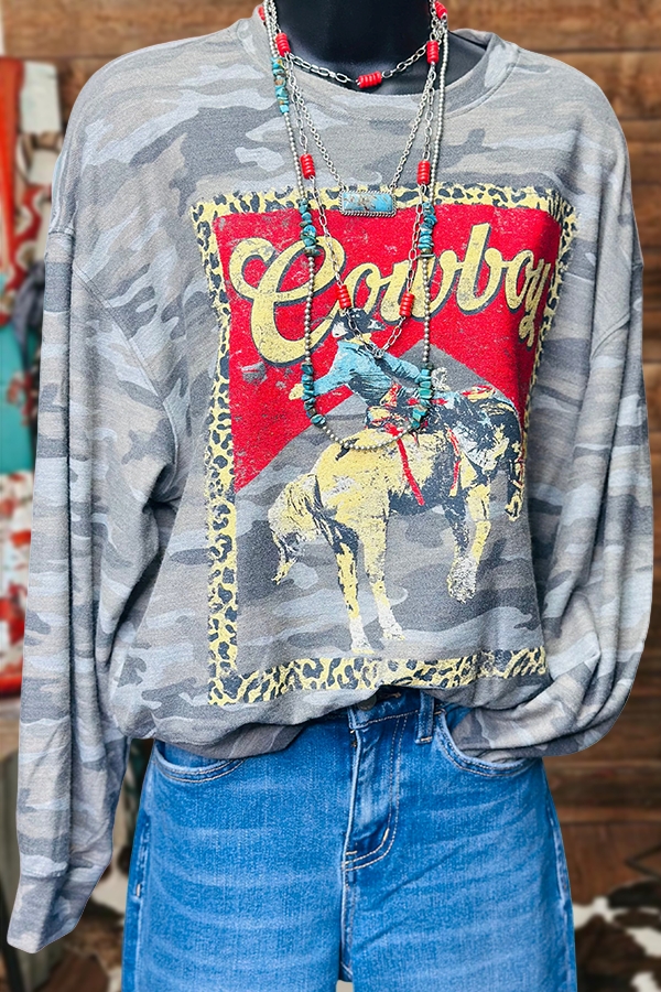 Cowboy Camouflage Sweatshirt