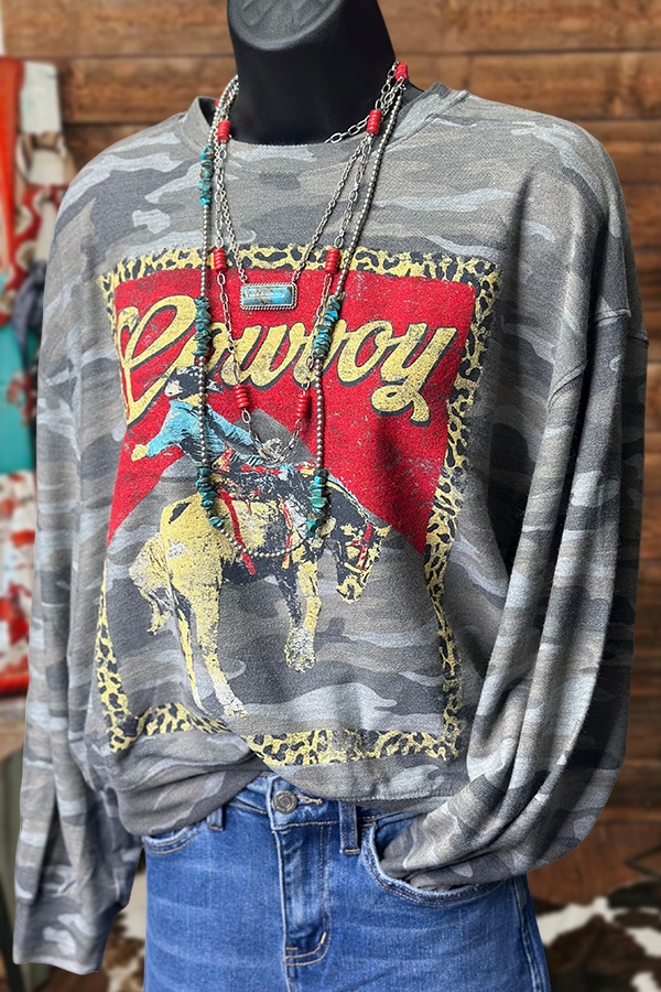 Cowboy Camouflage Sweatshirt