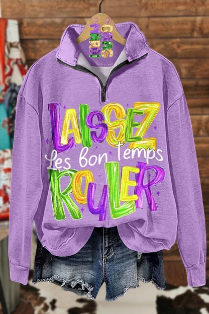 Mardi Gras Laissez Les Bon Temps Rouler Sweatshirt