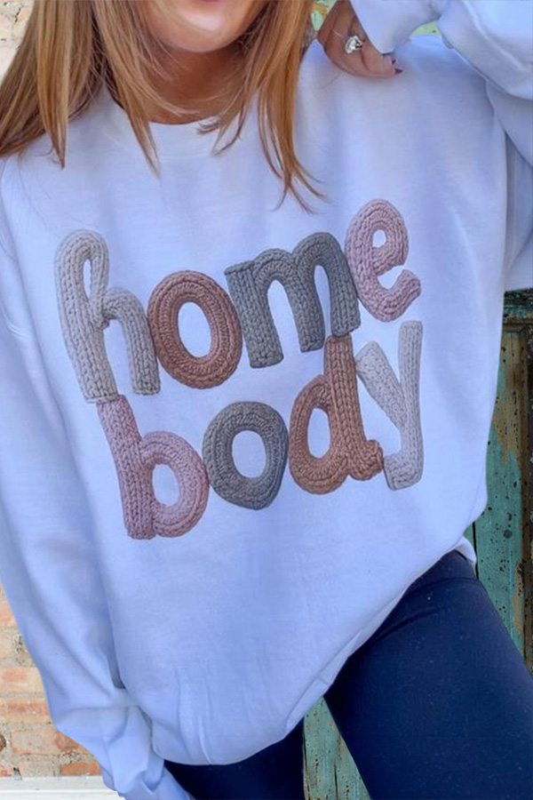 Cute Homebody Graphic Sweatshirt
