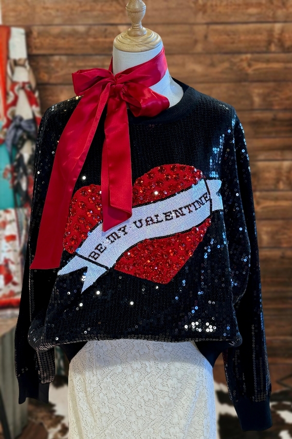 Women's sweatshirt | Valentine's Day Be My Valentine Sweatshirt |westernfeelings