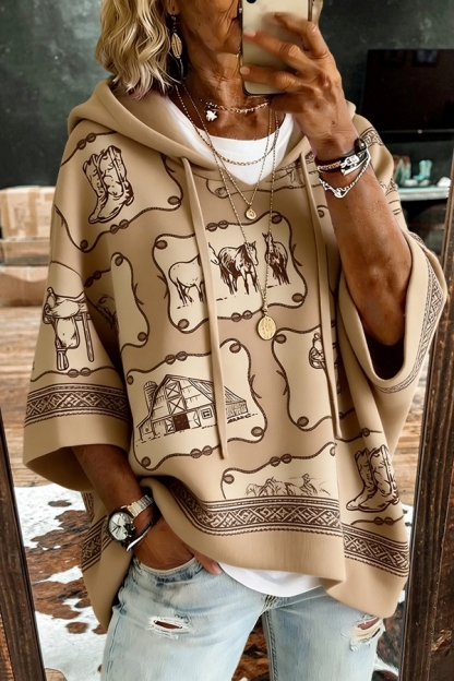 Western Horse Hoodie