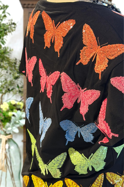 Colorful Butterfly T-Shirt