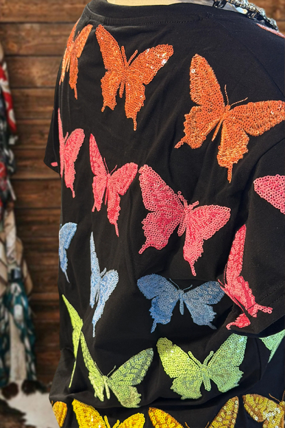 Colorful Butterfly T-Shirt