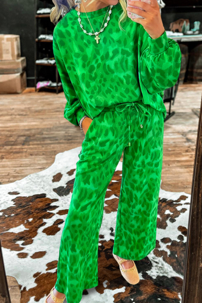 Classic Leopard Print Pajama Set