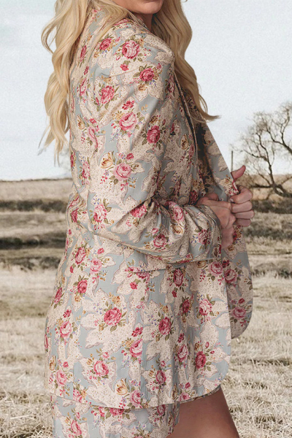 Western Ranch Floral Lightweight Suit