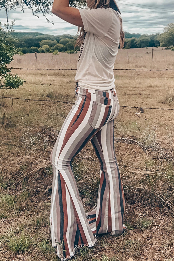 Amazing Stripe Bell Bottoms