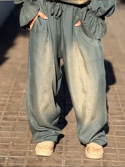 Women's Elastic Waist Jeans