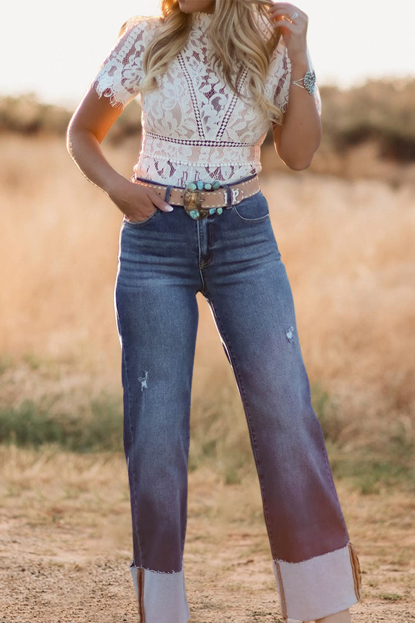 Floral Lace Open Back Bodysuit