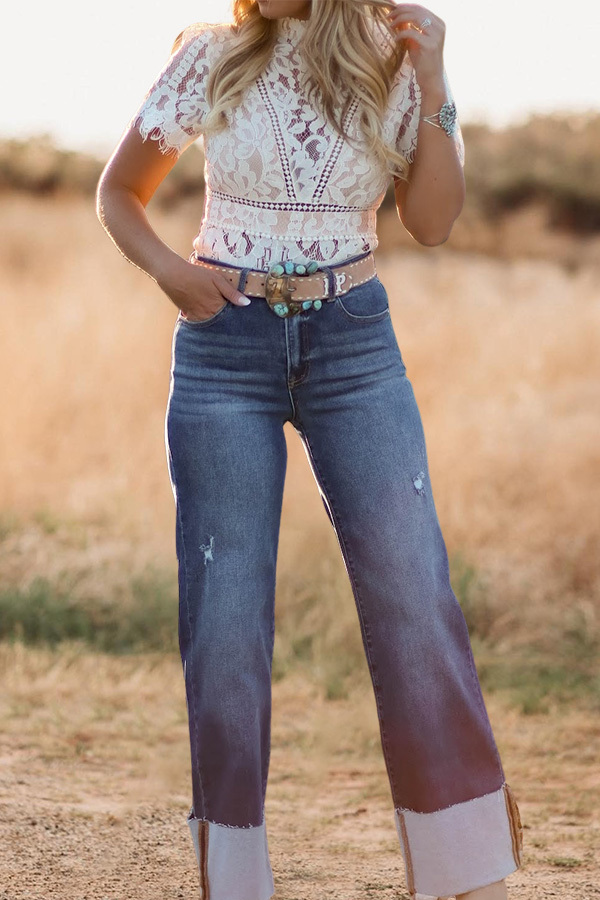 Floral Lace Open Back Bodysuit