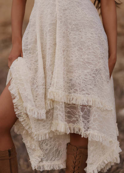 Fernilia Dress in Ecru