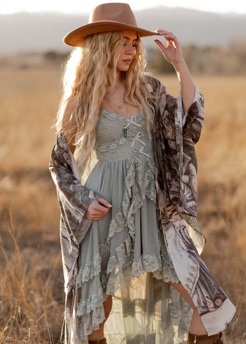 Dagala Dress in Seaglass