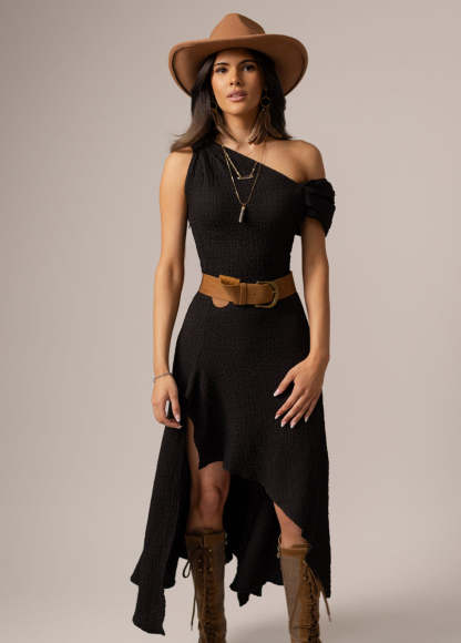 Roxanya Dress in Black