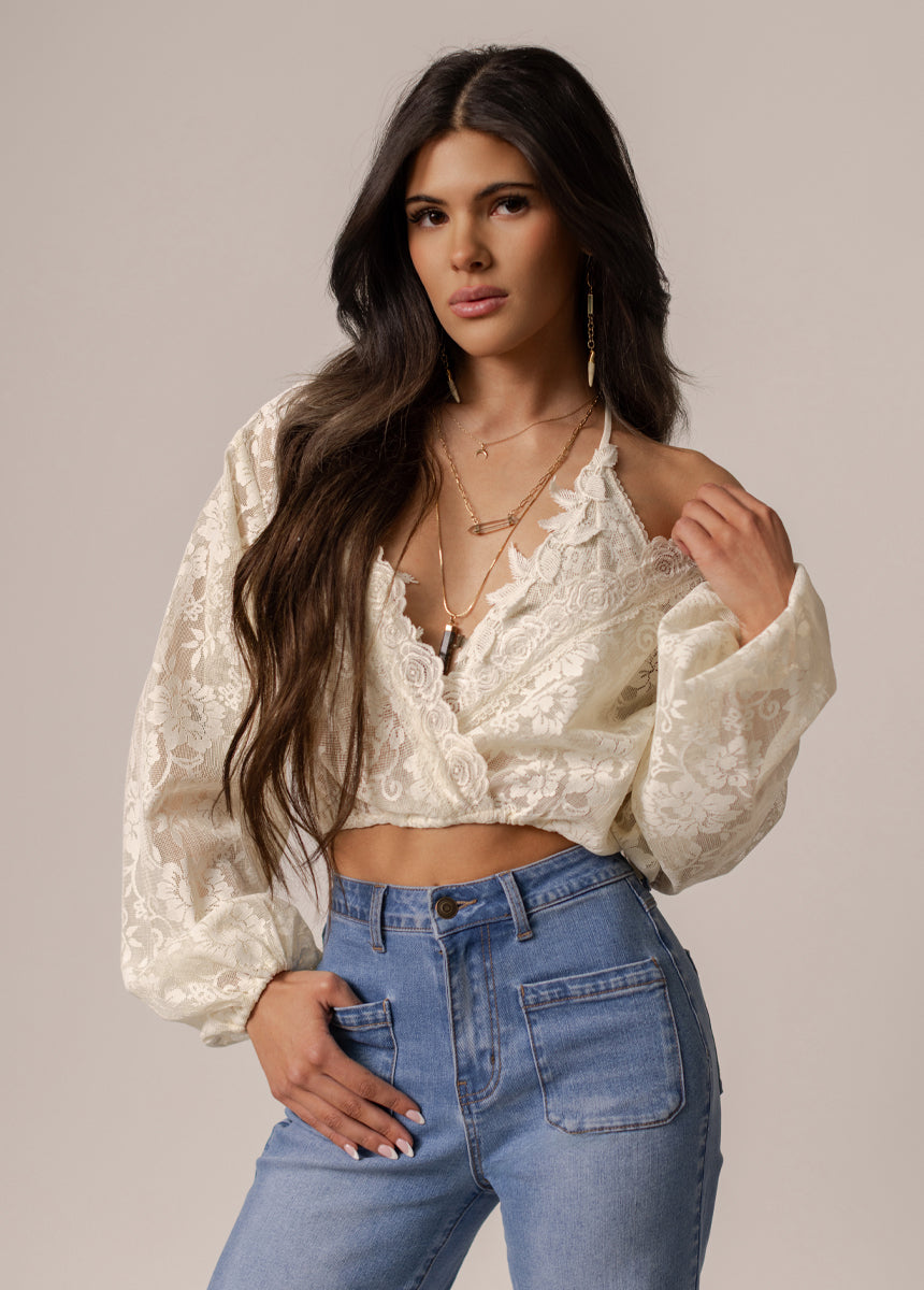 Wren Top in Cream