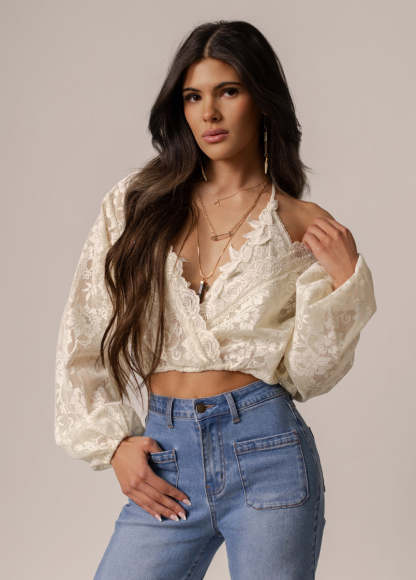 Wren Top in Cream