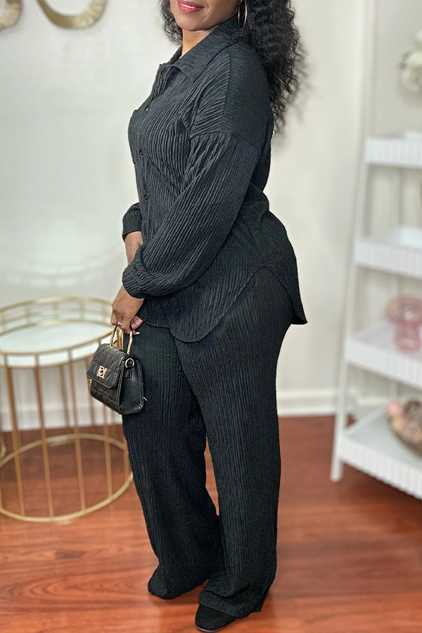 Cozy Button Up Top & Pants Set