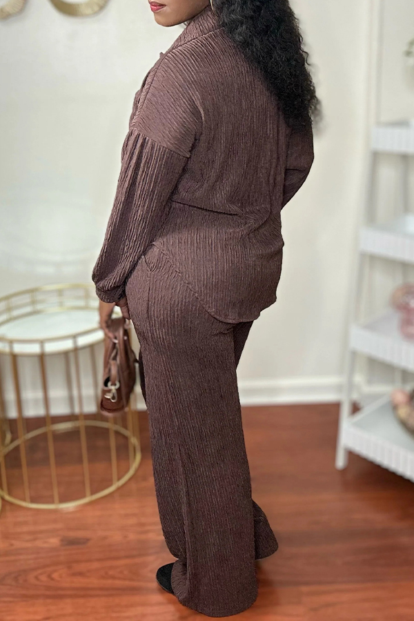 Cozy Button Up Top & Pants Set