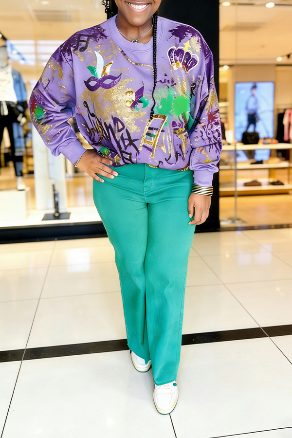 Stylish Graffiti Ink Splash Design Top