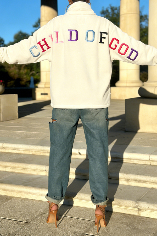 Child Of God Colorful Embroidered Sweatshirt