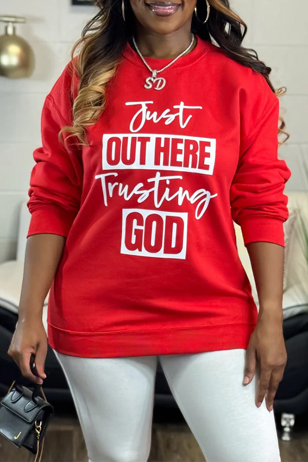 Just Out Here Trusting God Sweatshirt
