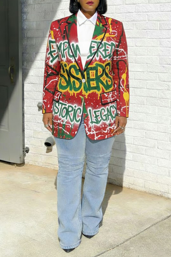 Empowered Sisters Historic Legacy Graffiti Blazer