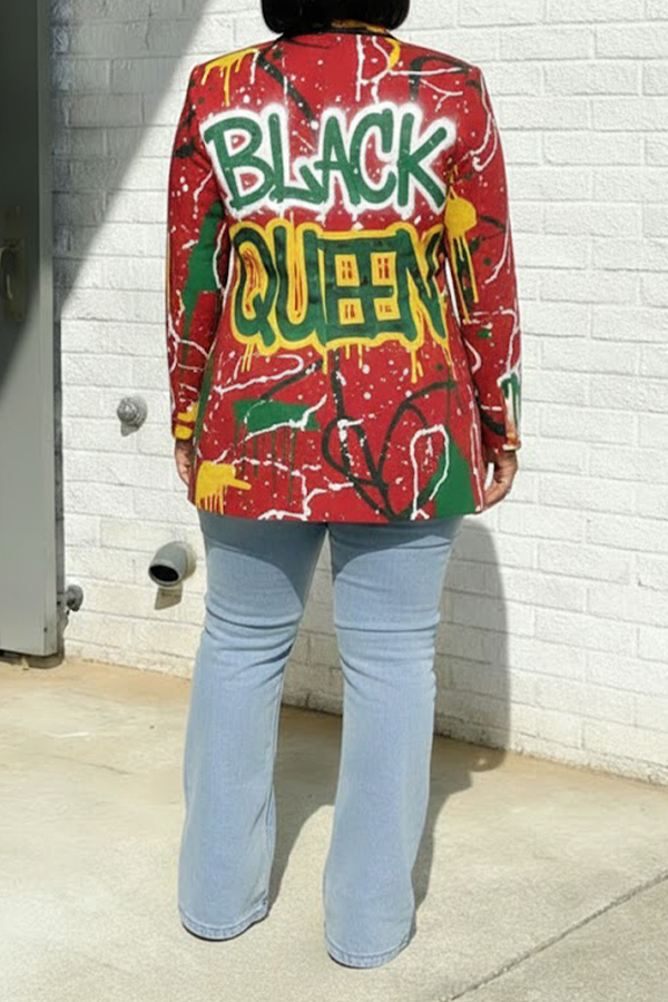 Empowered Sisters Historic Legacy Graffiti Blazer