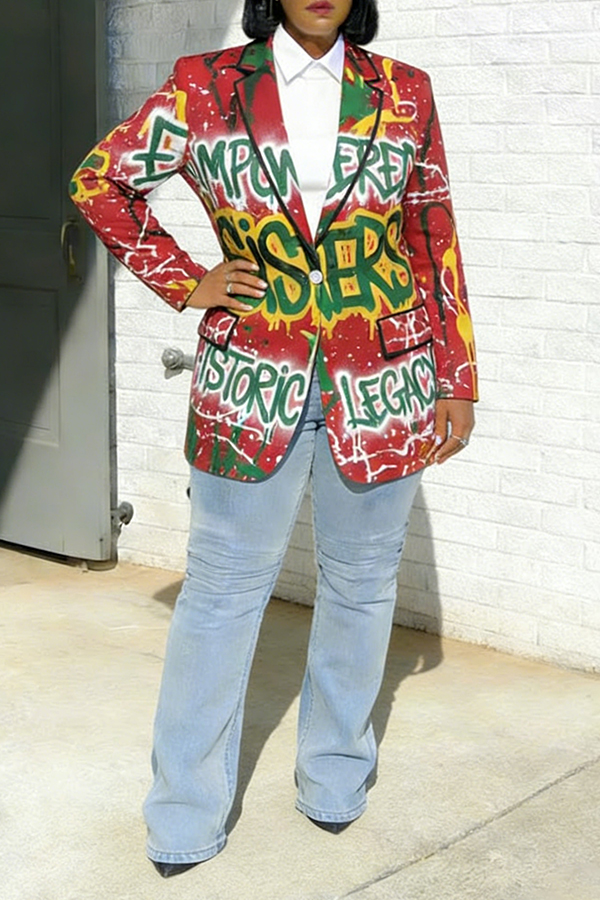 Empowered Sisters Historic Legacy Graffiti Blazer