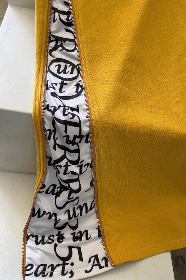 Stylish Proverbs Scripture Side Zipper Track Pants