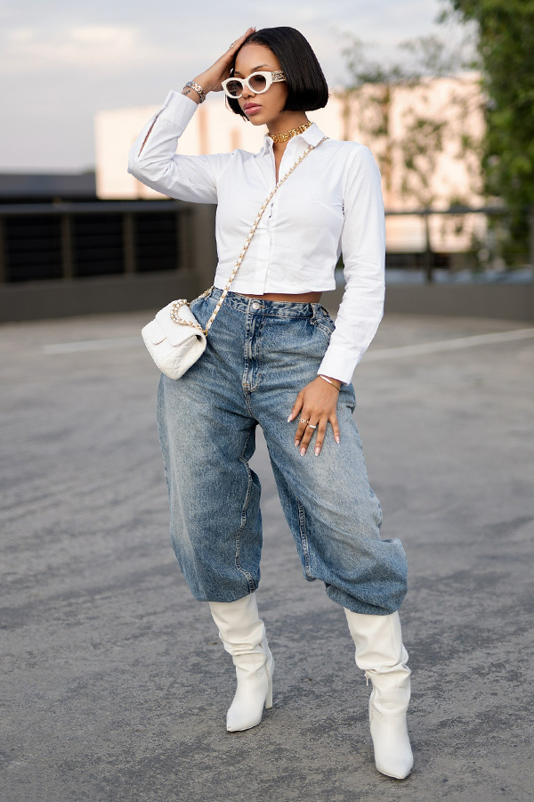 Simple Washed Youthful Jeans